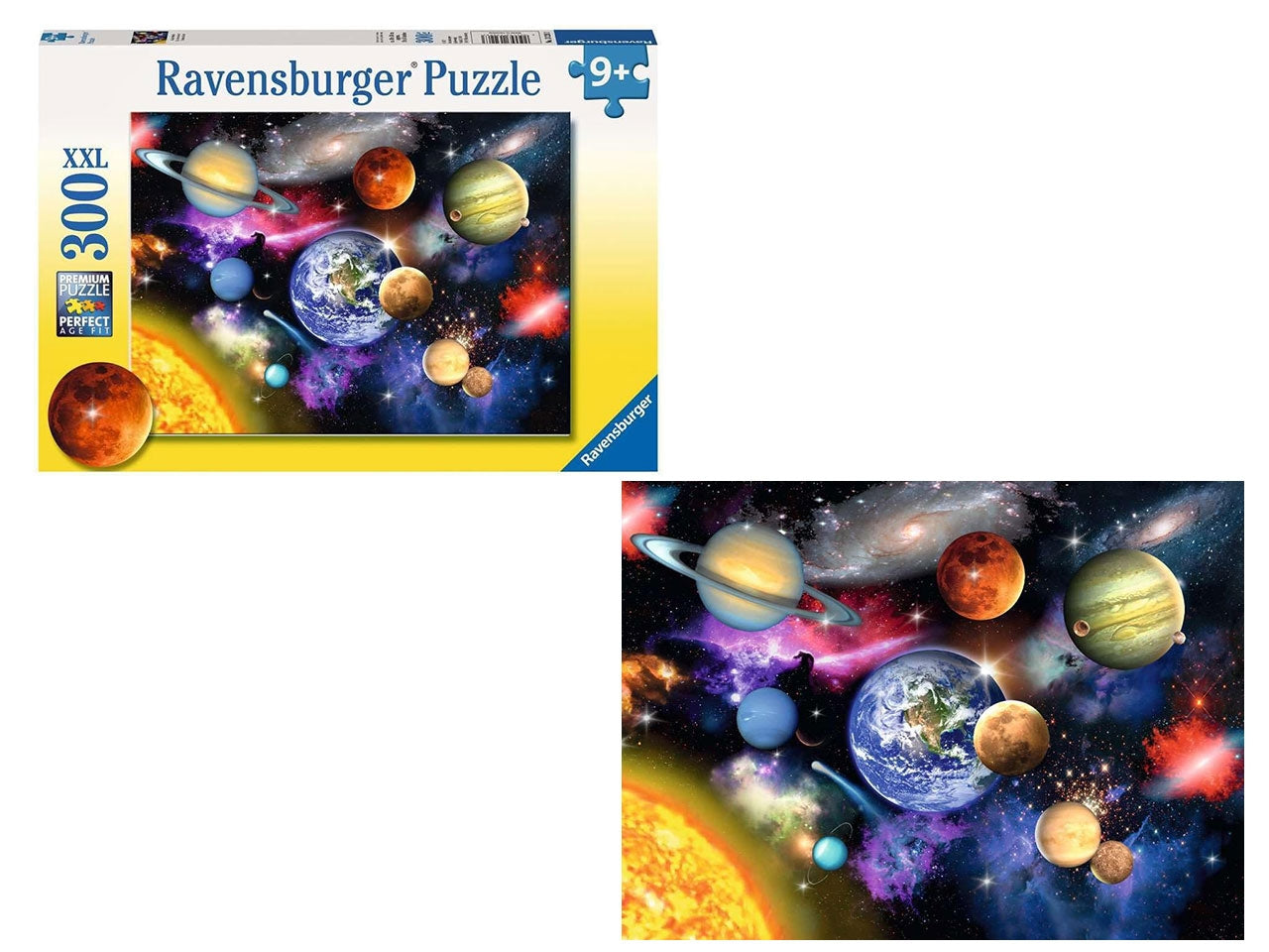 Puzzle 300 Pezzi XXL Il Sistema Solare, Idea Regalo per Bambini 9+ Anni, Tema Spazio, Gioco Educativo - Ravensburger