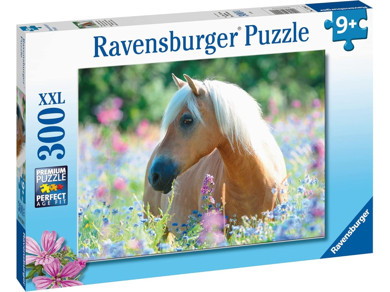 Puzzle Cavallo tra i Fiori, 300 Pezzi XXL, Puzzle per Bambini, Età Raccomandata 9+, Multicolore - Ravensburger