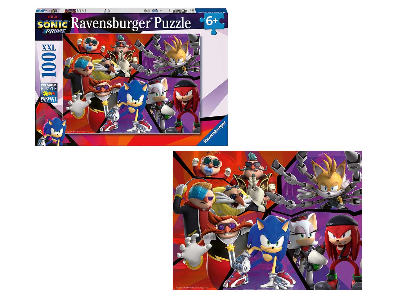 Puzzle sonic prime xxl 100 pezzi