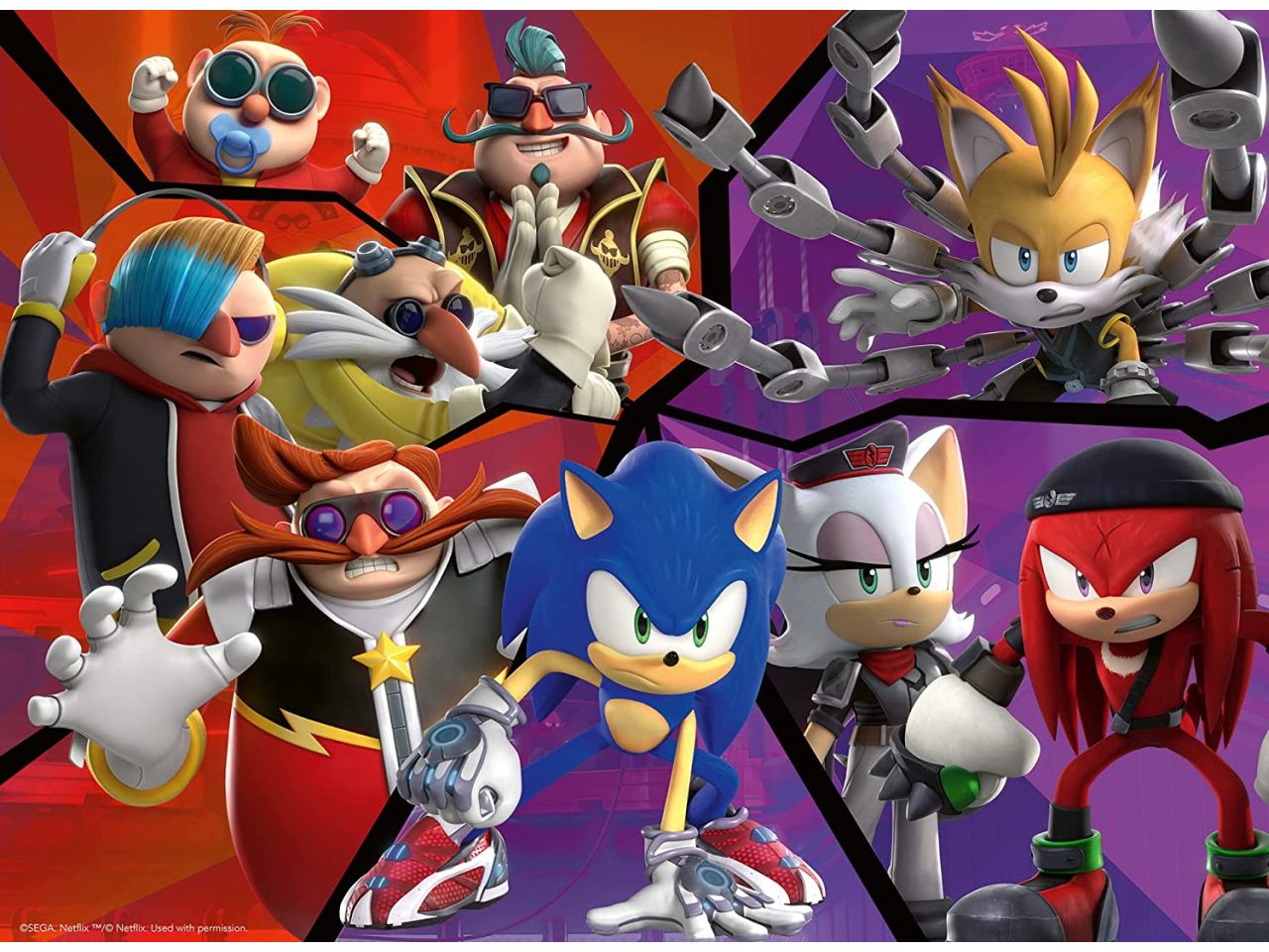 Puzzle sonic prime xxl 100 pezzi
