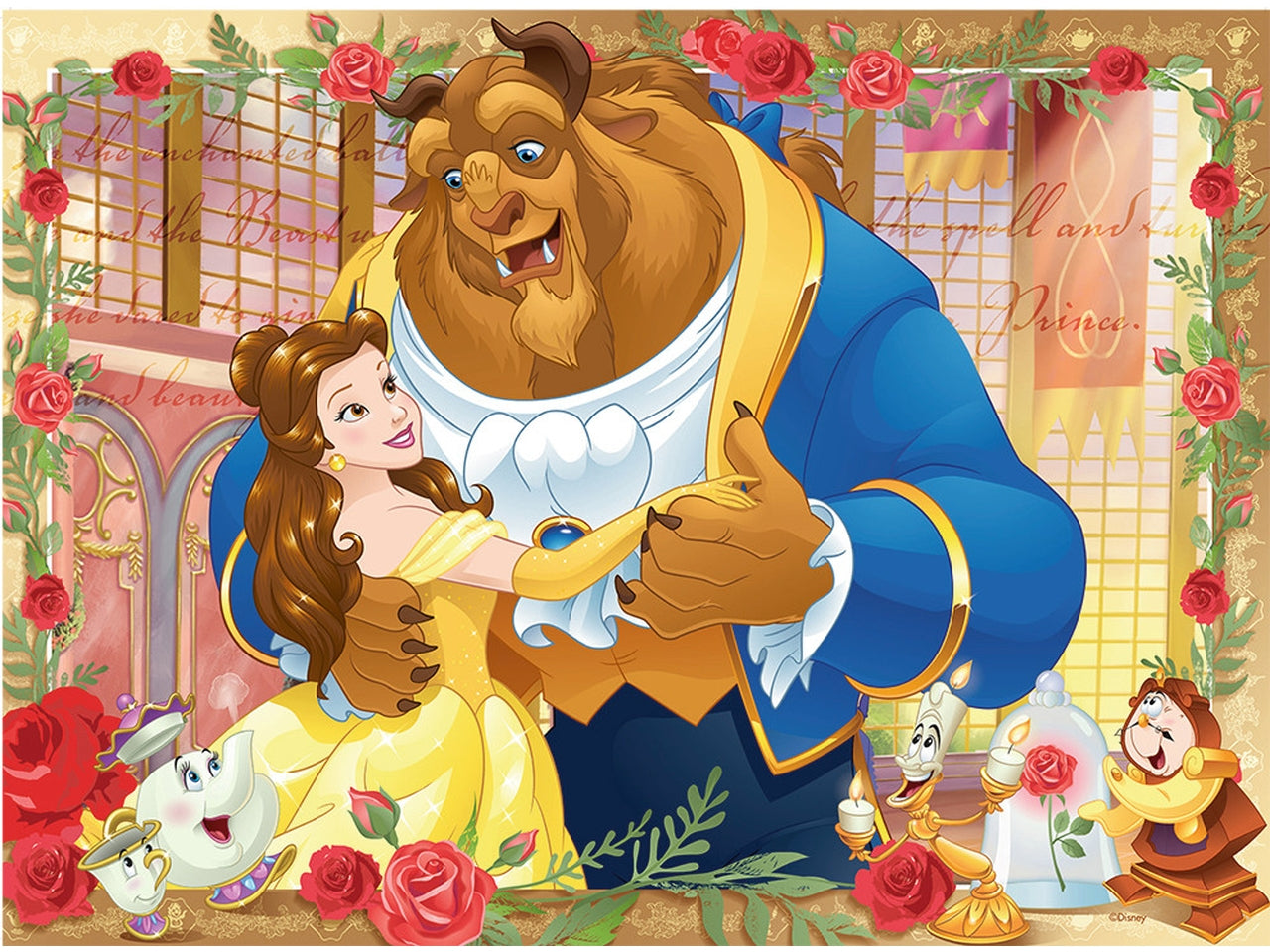 Puzzle Disney Princess La Bella e La Bestia per Bambini, Multicolore - Ravensburger