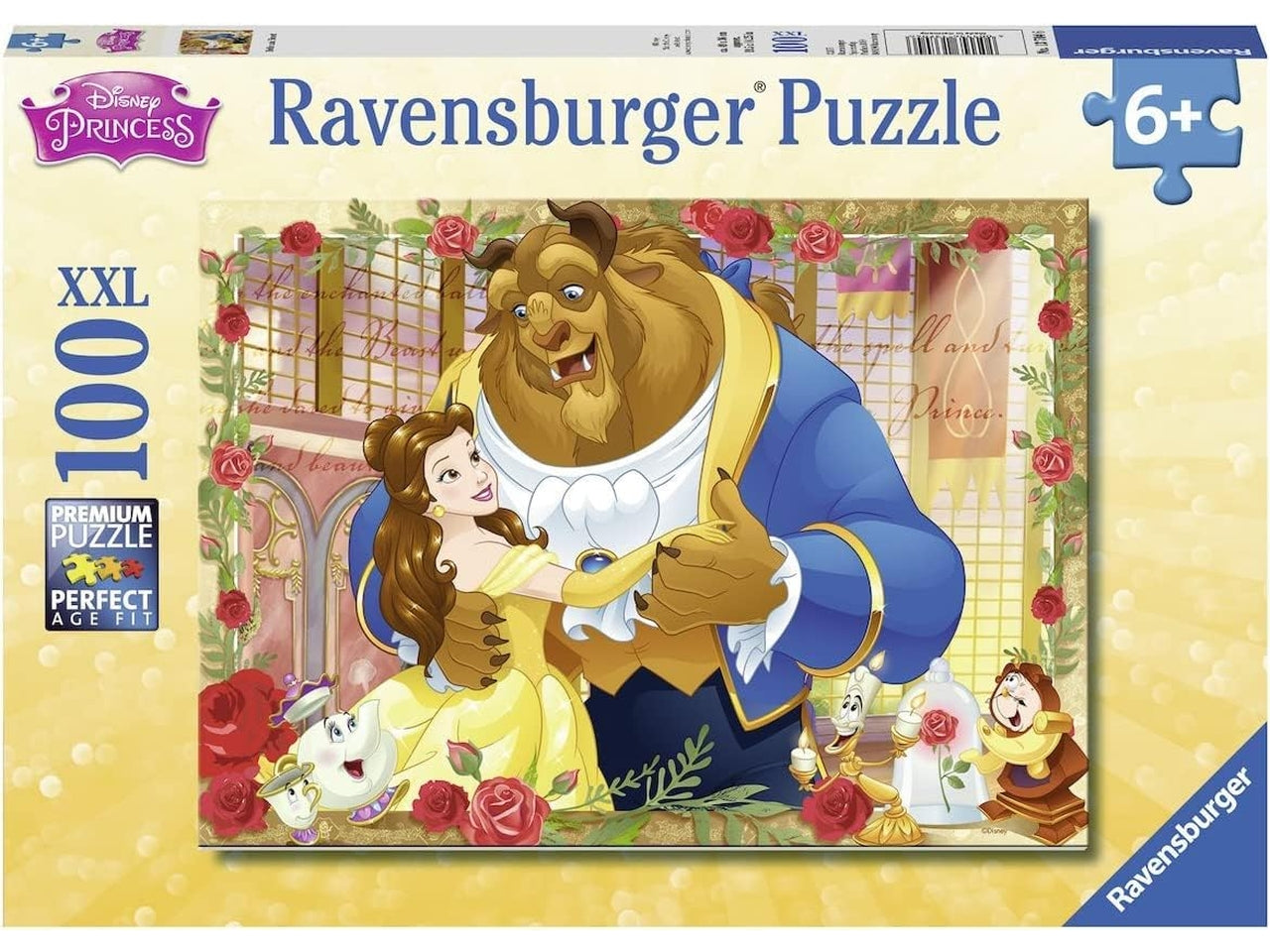 Puzzle Disney Princess La Bella e La Bestia per Bambini, Multicolore - Ravensburger