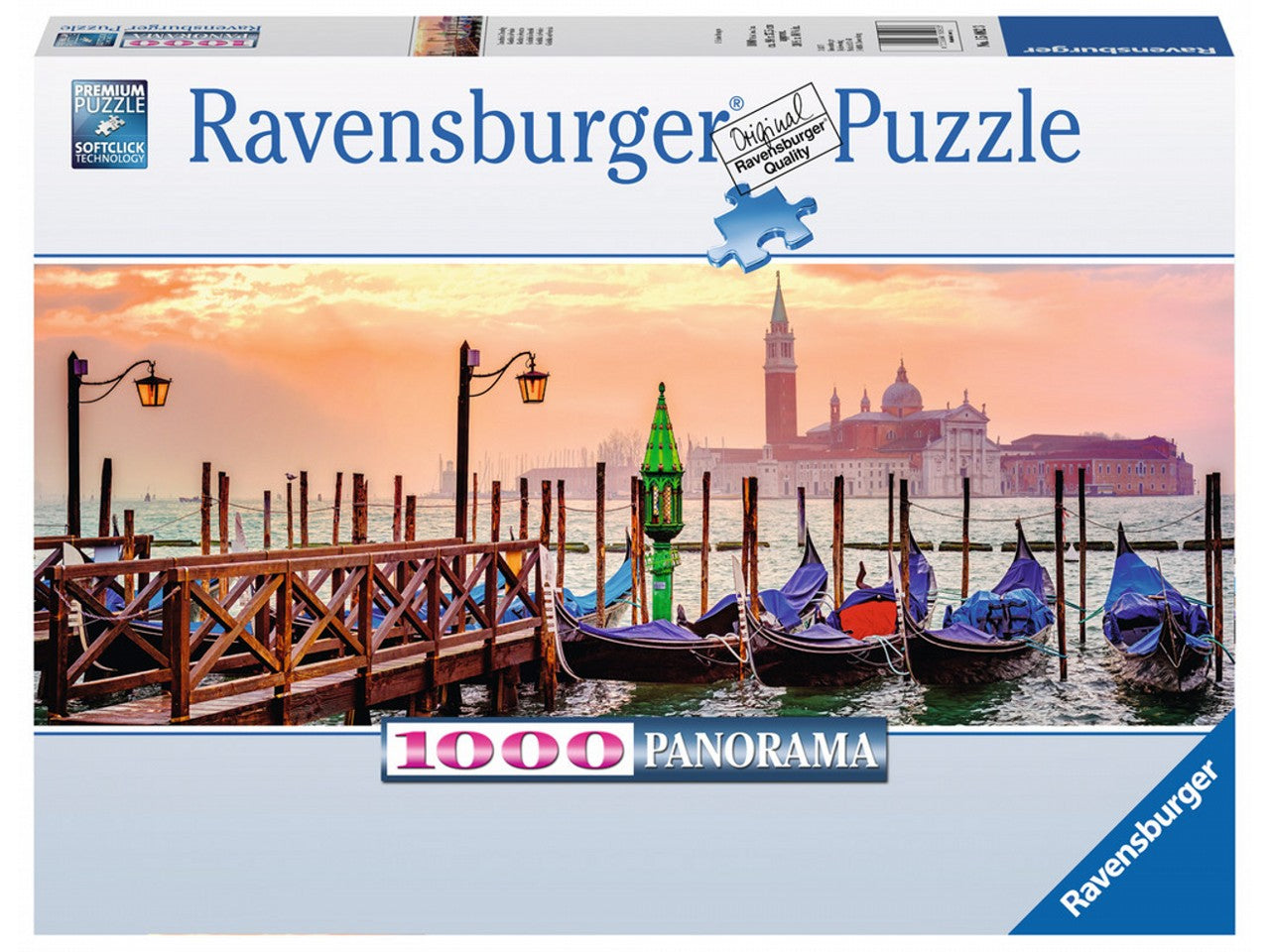 Puzzle 1000 pezzi gondole a venezia 15082