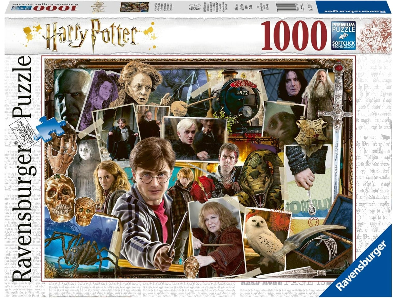 Puzzle harry potter contro voldemort da 1000 pezzi
