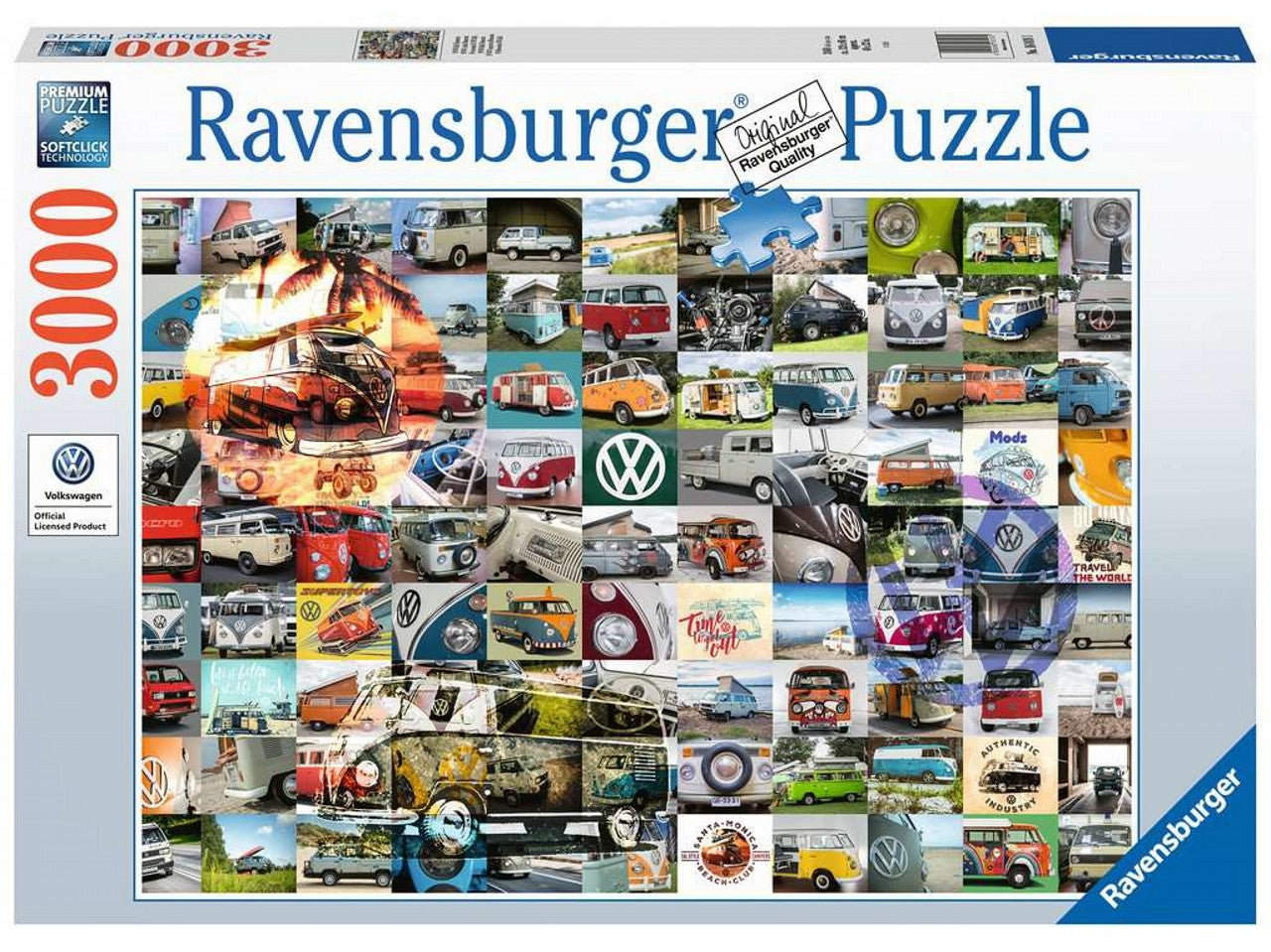 Puzzle 3000 pezzi 99 vw bulli moments 160181