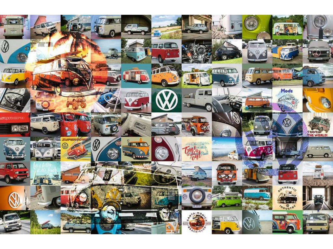 Puzzle 3000 pezzi 99 vw bulli moments 160181