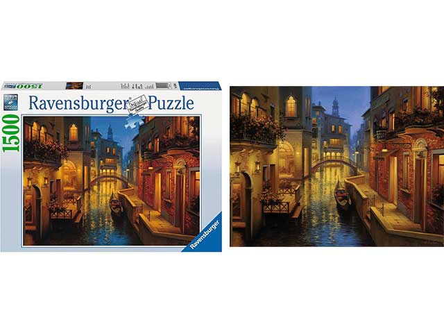 Puzzle 1500 pezzi canale veneziano 16308 3