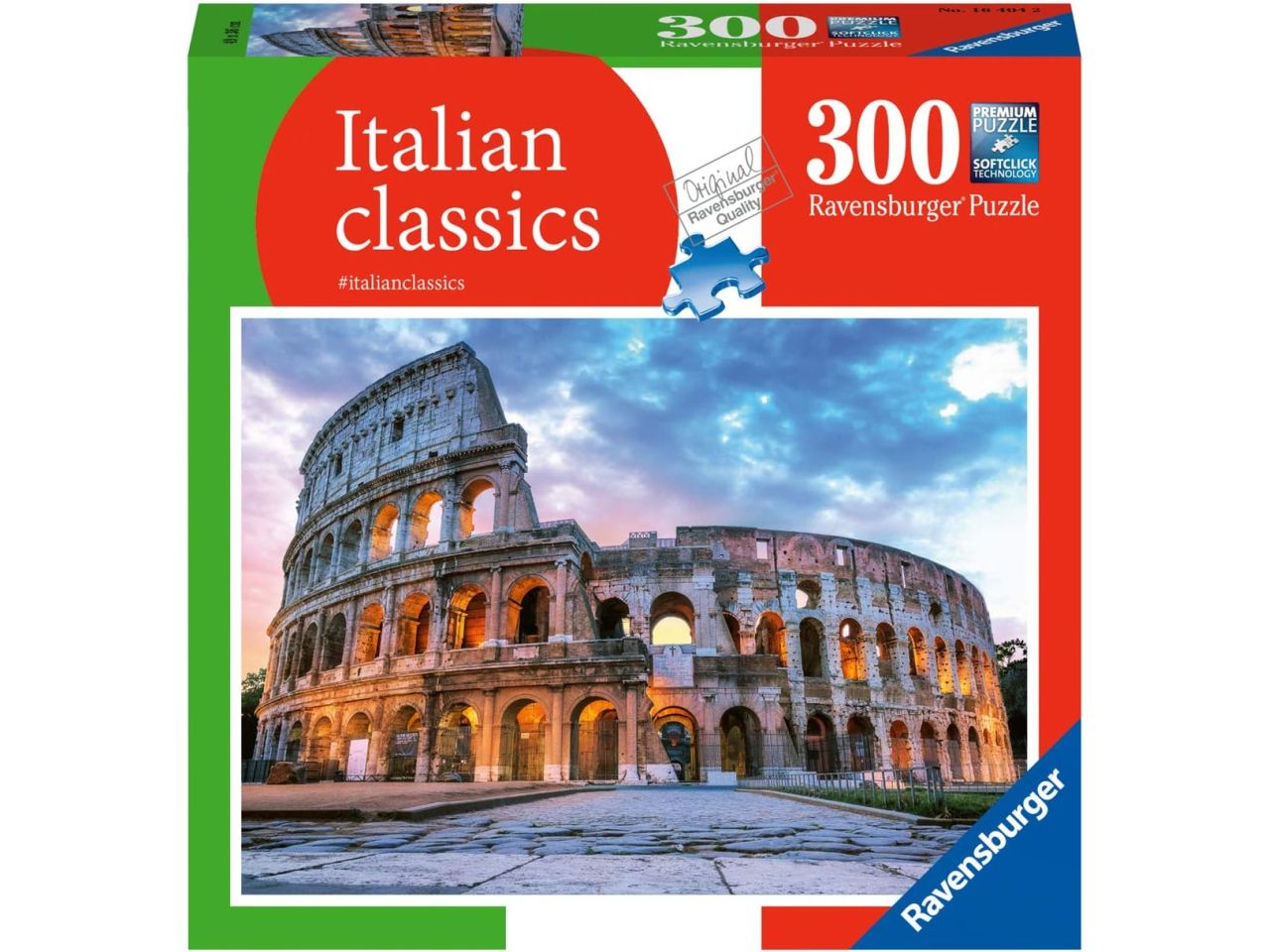Ravensburger puzzle 300 pezzi colosseo italian classics