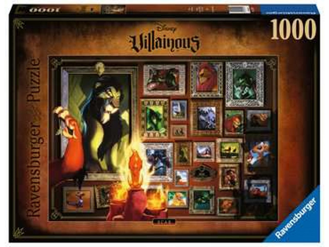 Puzzle 1000 pezzi villainous: scar 16524
