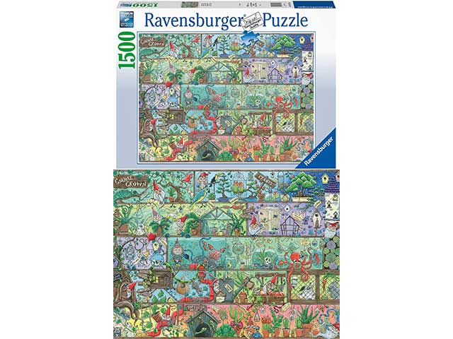 Puzzle 1500 pezzi gnomo a scaffale 16712 8