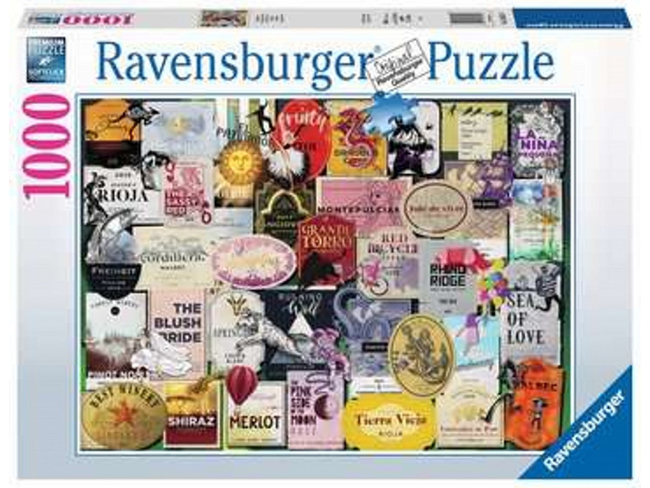 Puzzle 1000 pezzi etichette di vino 16811 8