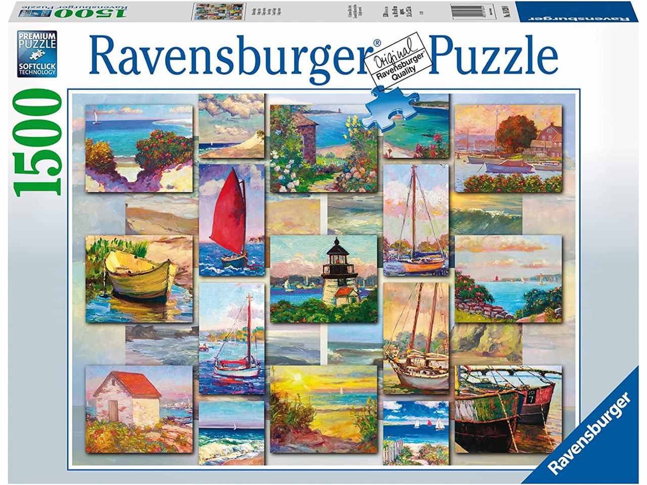 Puzzle 1500 pezzi collage costiero 16820 0