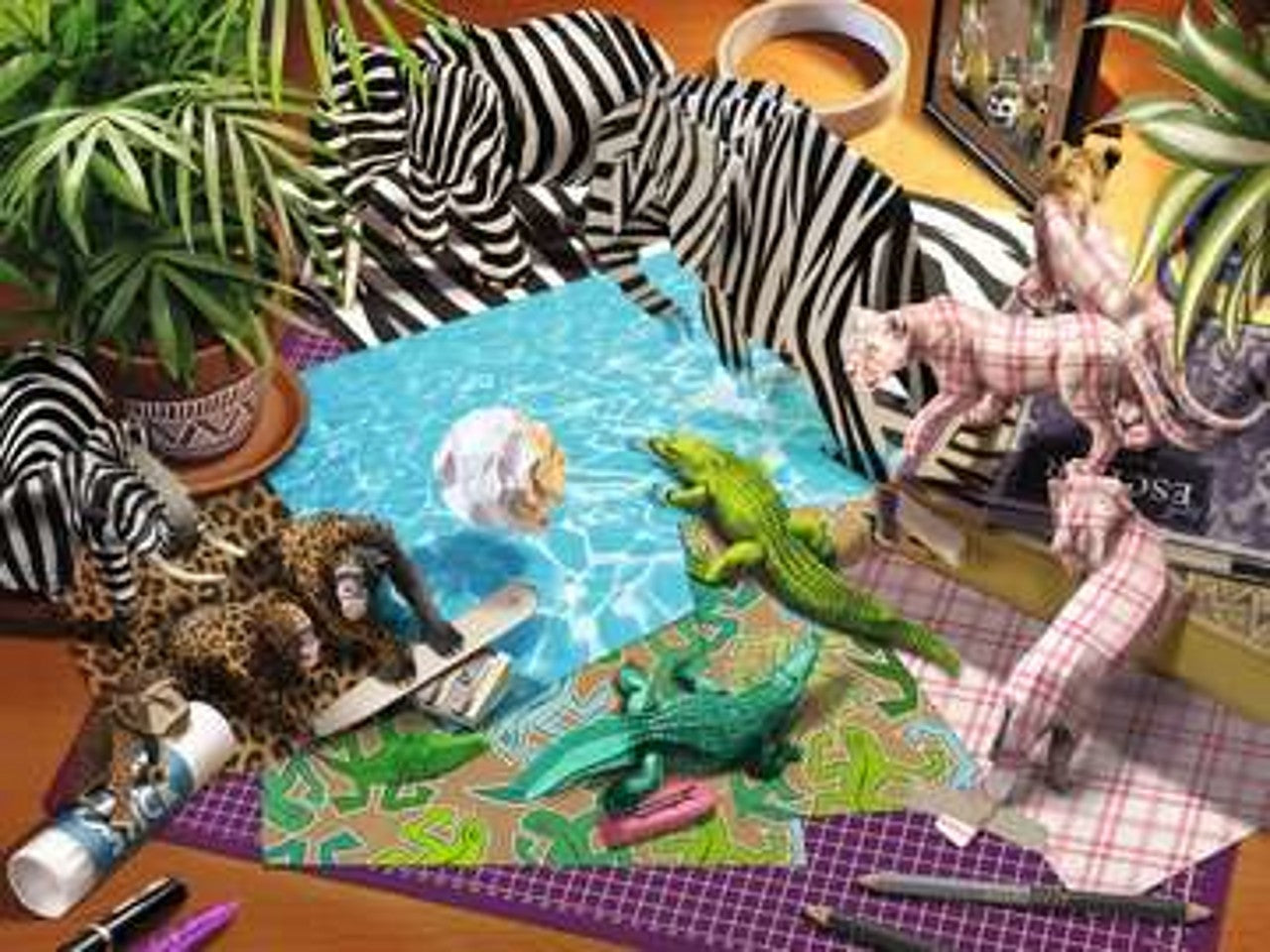 Puzzle 1500 pezziavventure di origami 16822