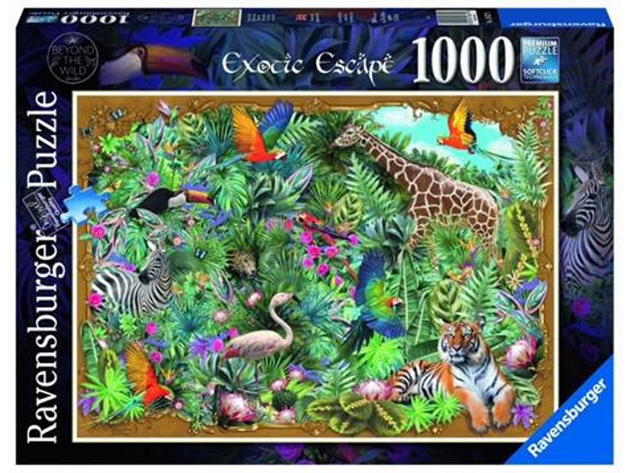 Puzzle 1000 pezzi fuga esotica 16827 9