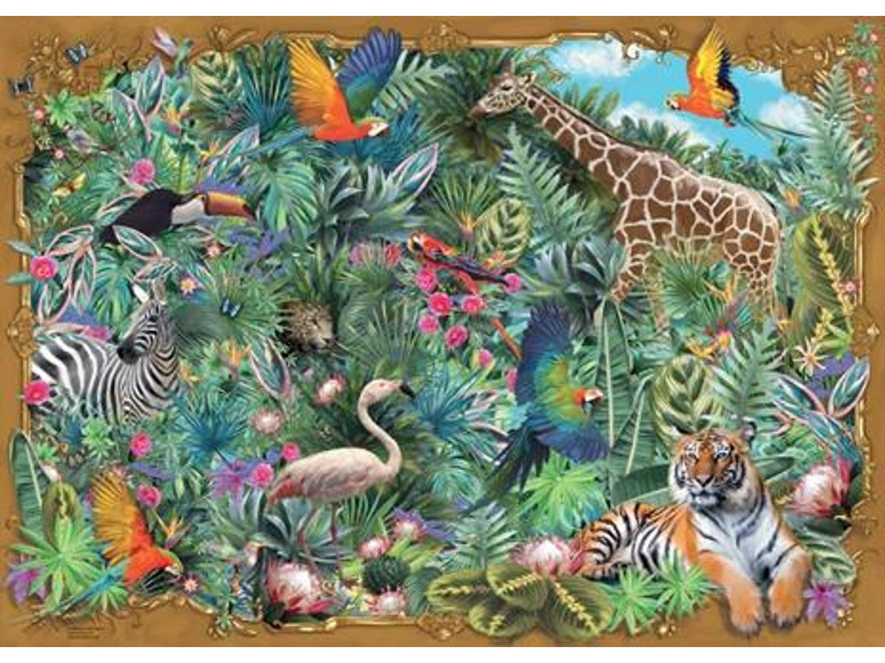 Puzzle 1000 pezzi fuga esotica 16827 9
