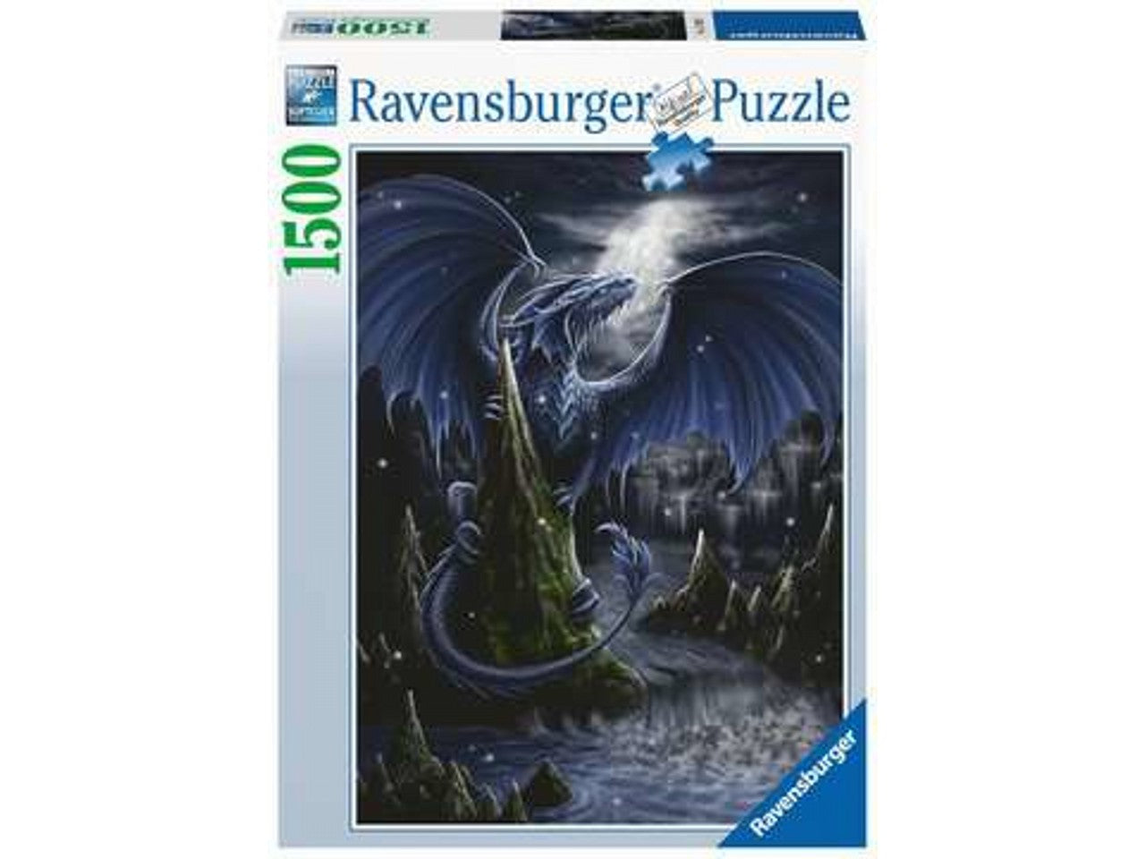 Puzzle 1500 pezzil'oscuro drago blu 17105