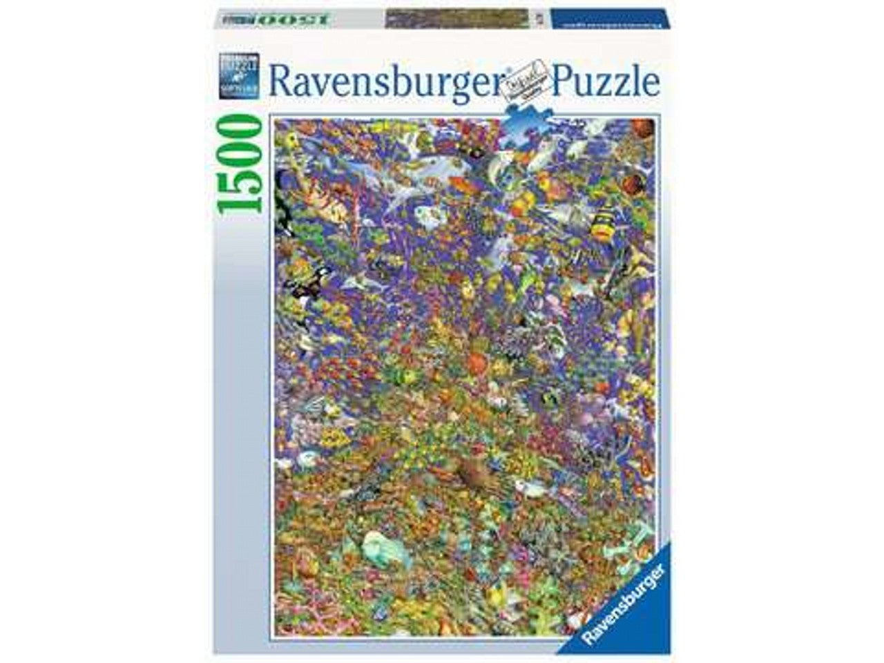 Puzzle 1500 pezziarcobaleno di pesci 17264
