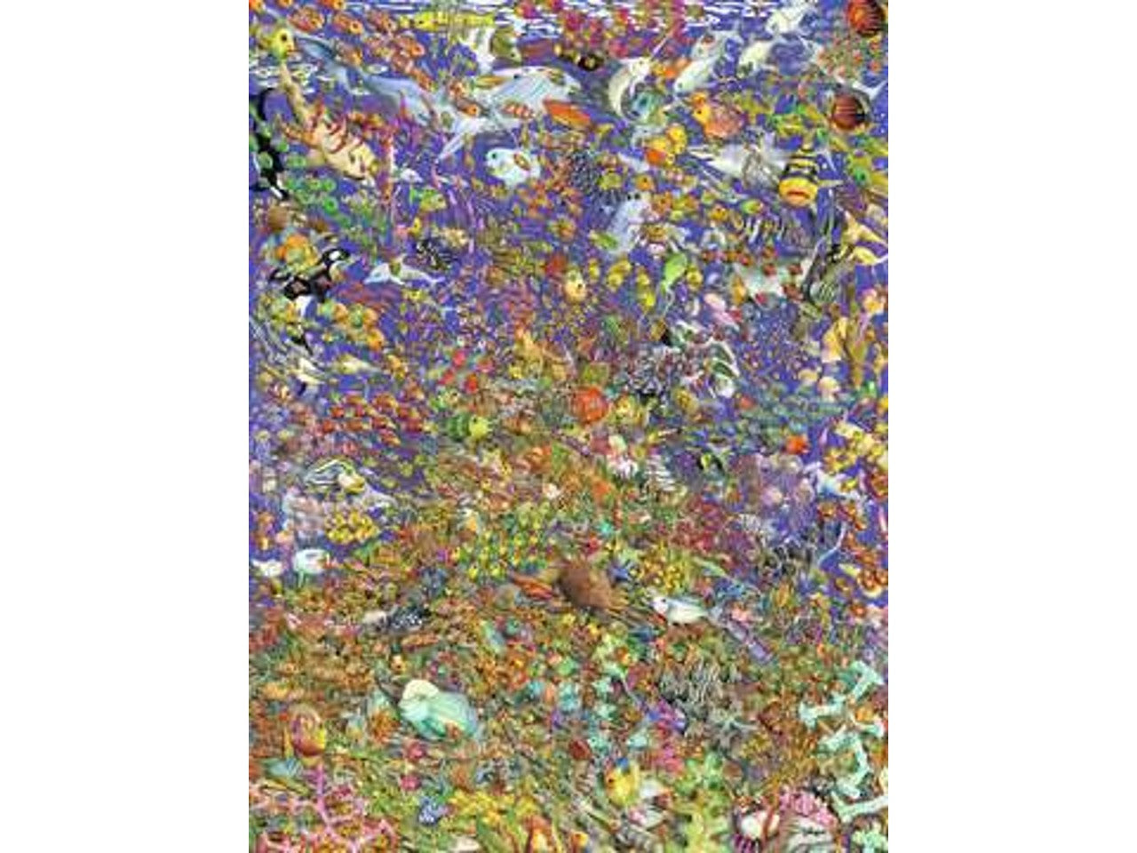 Puzzle 1500 pezziarcobaleno di pesci 17264