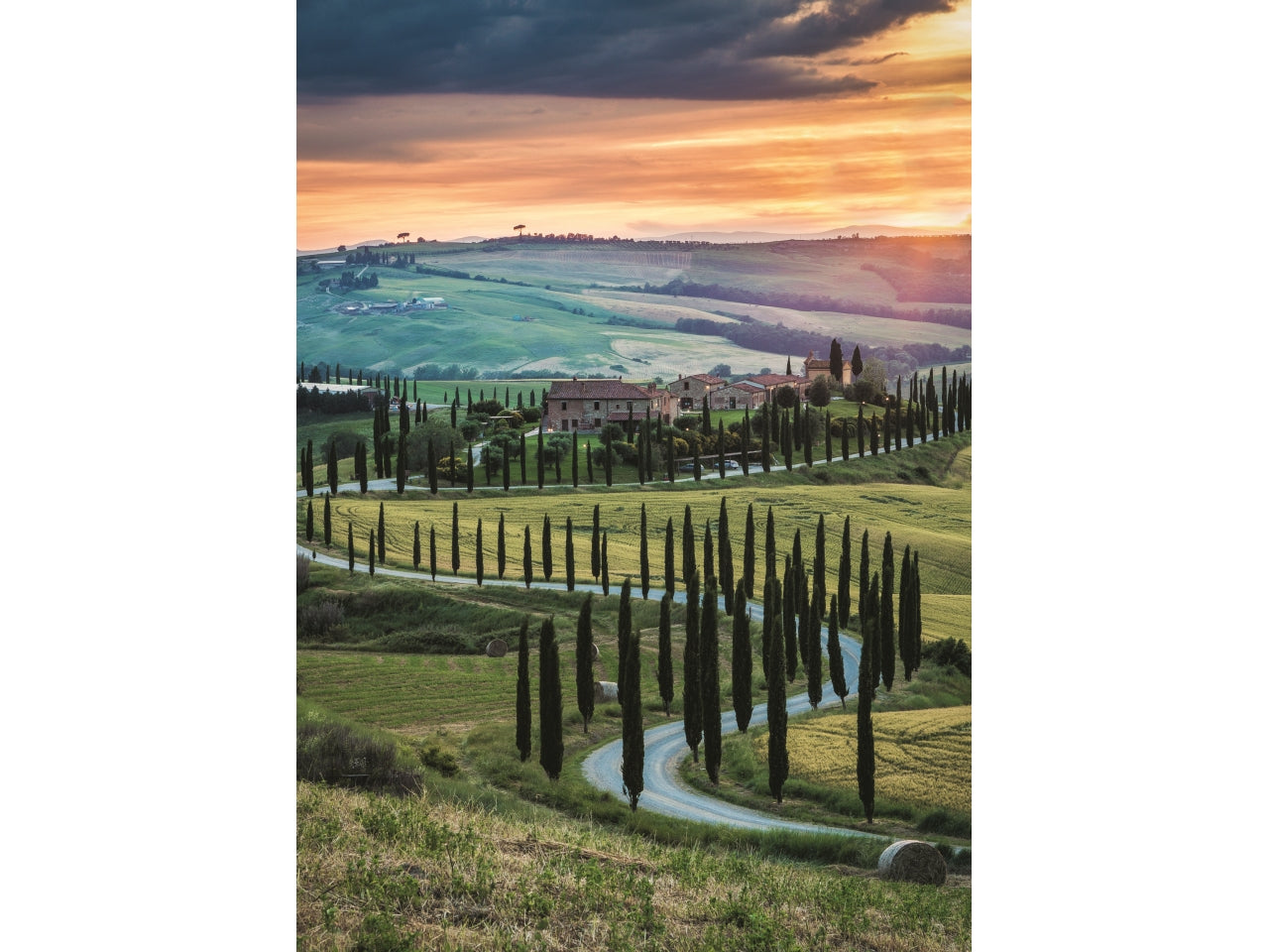 Puzzle val d'orcia, tuscany da 1000 pezzi
