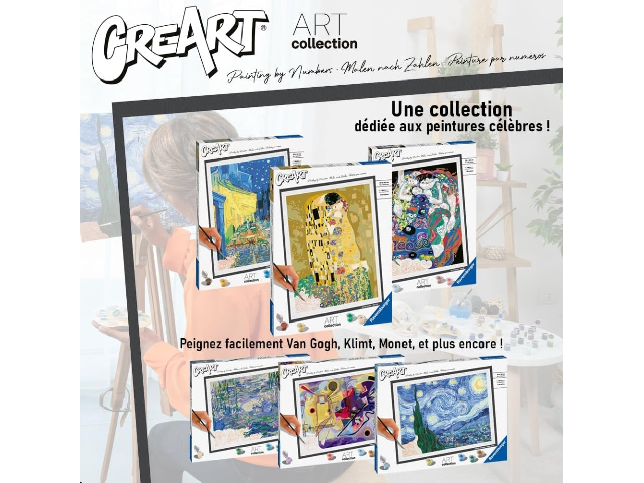 Creart adulto van gogh, terrazza del caffé la sera