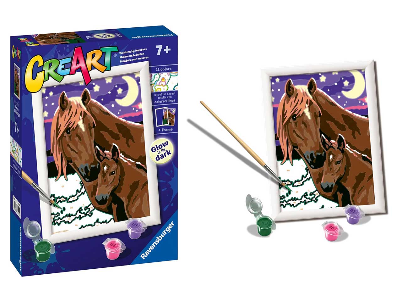 Creart serie e classic - cavalli luna e stelle