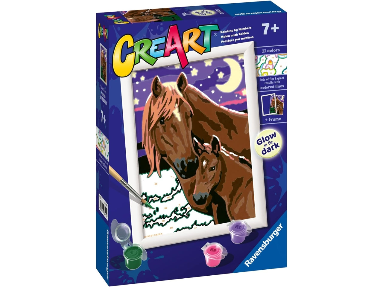 Creart serie e classic - cavalli luna e stelle