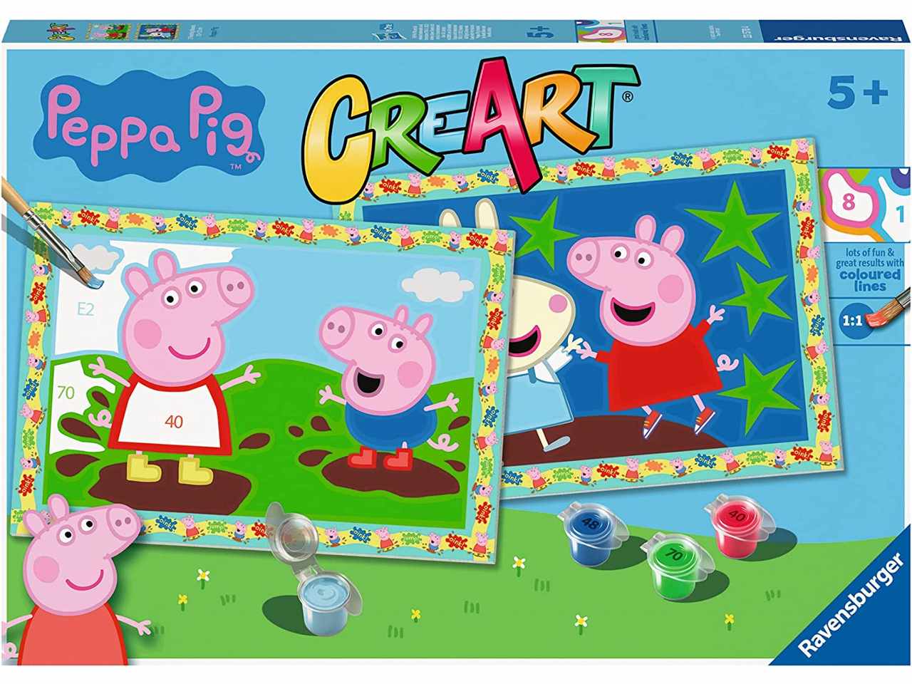 Creart kids junior: 2 x peppa pig
