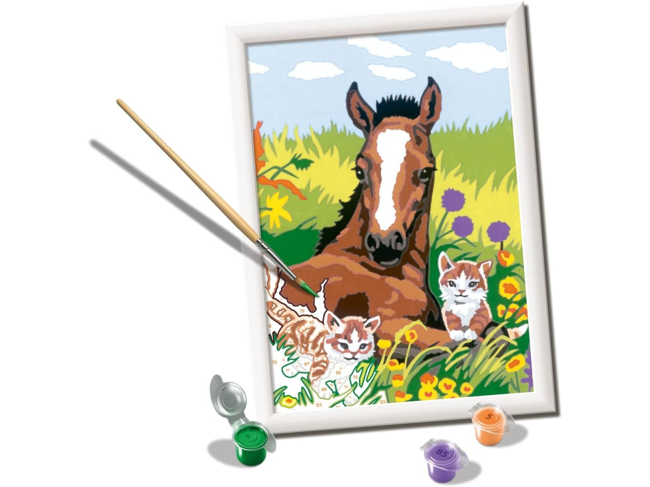 Creart serie d classic - puledro con gattini
