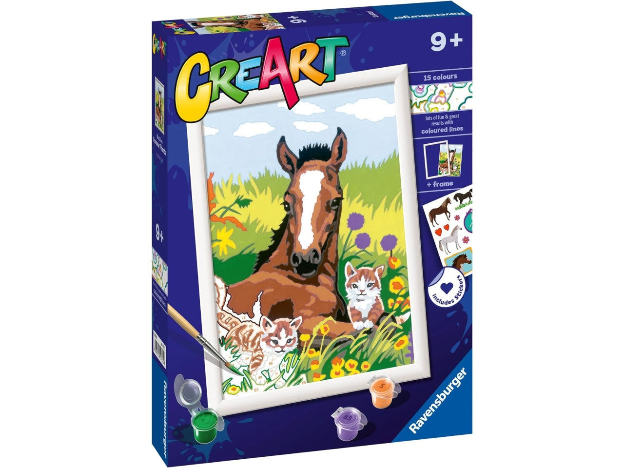 Creart serie d classic - puledro con gattini