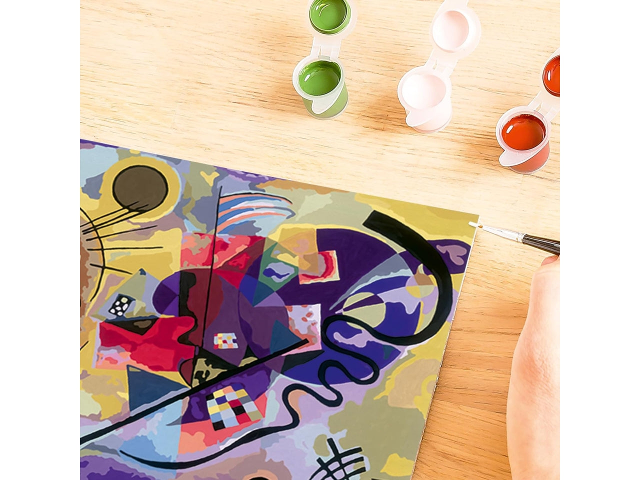 Creart adulto kandinsky: giallo, rosso, blu