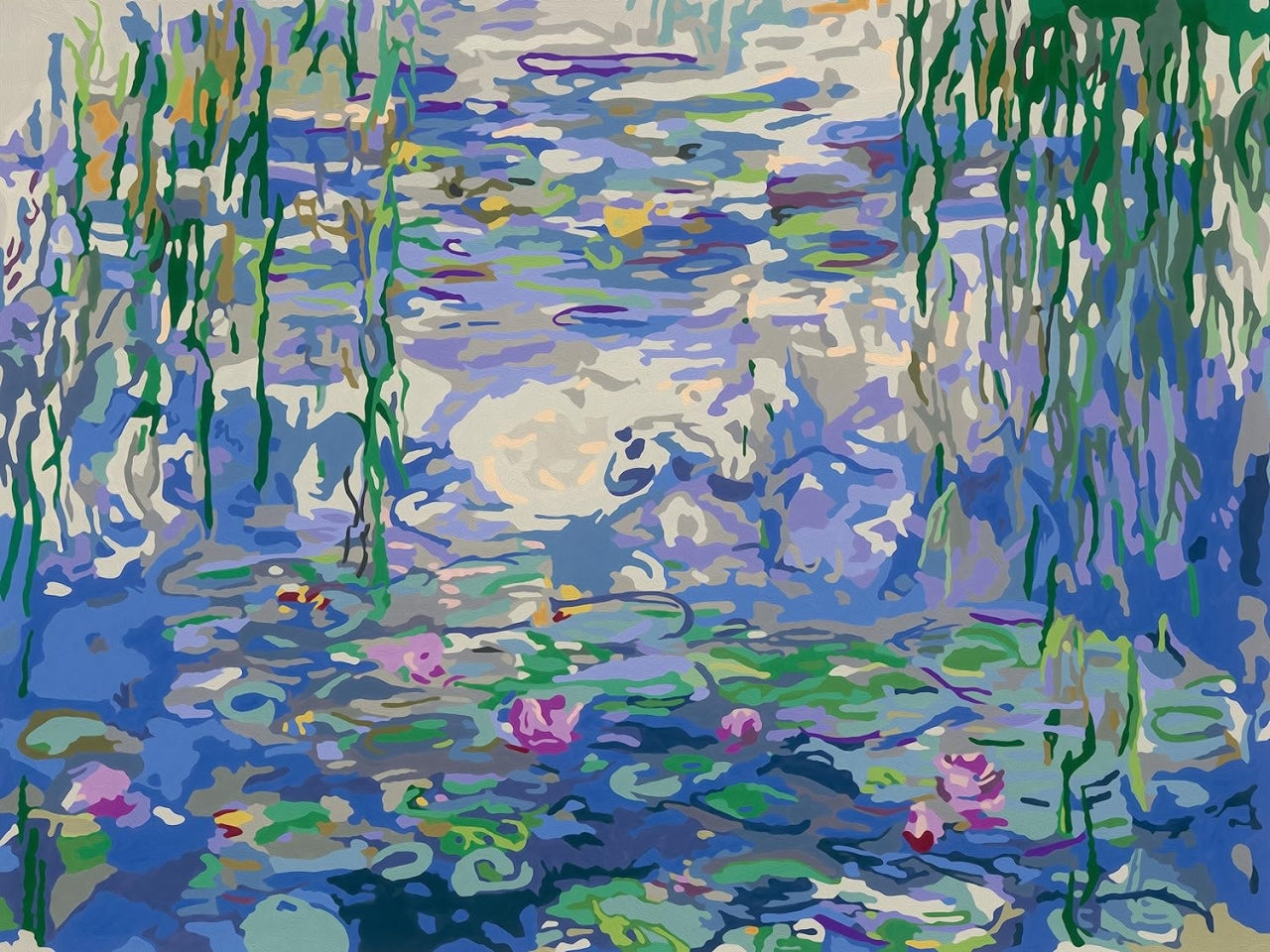Creart adulto monet, le ninfee