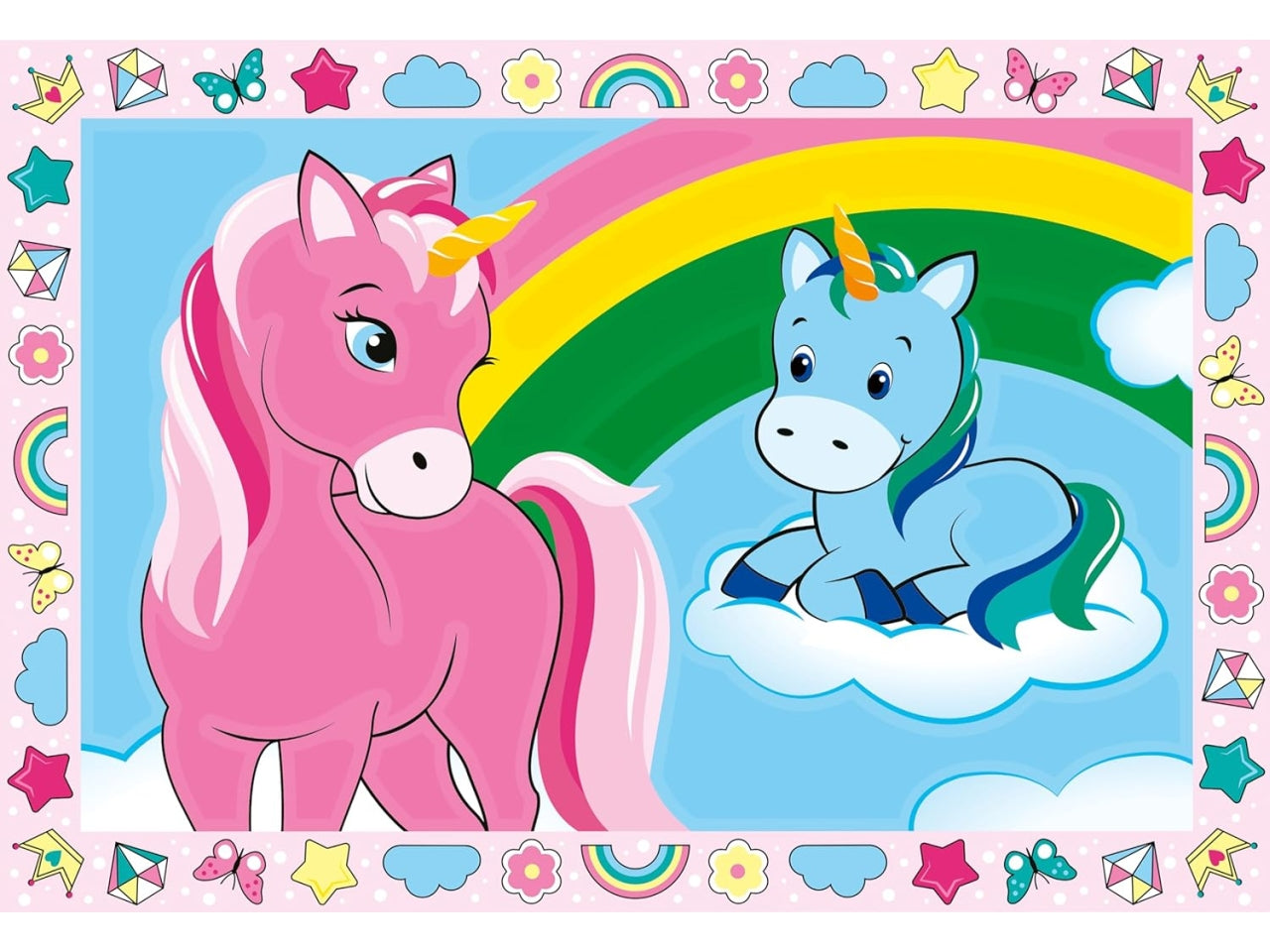 Ravensburger creart serie junior divertenti unicorni