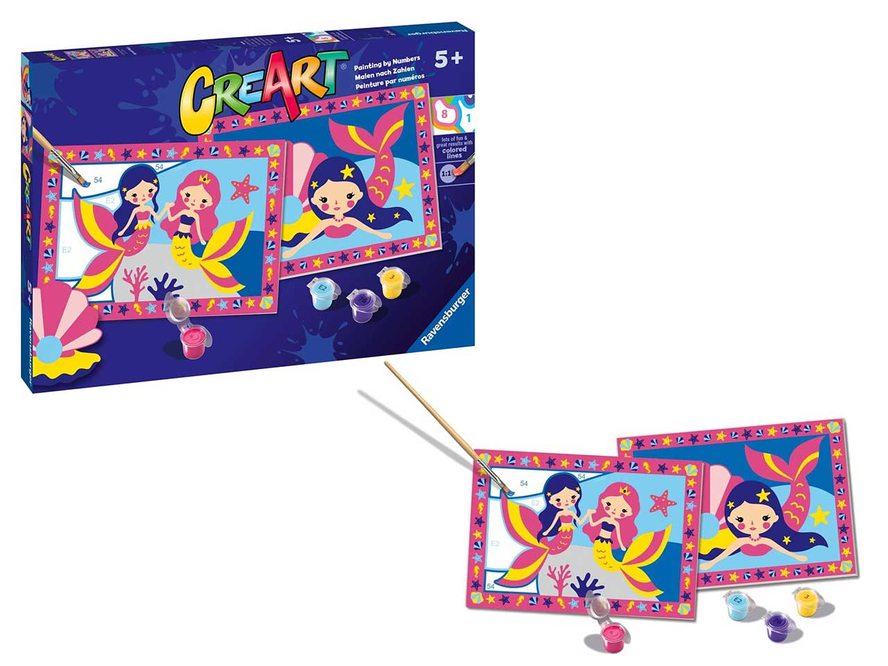 Creart serie junior: 2 x magiche sirene