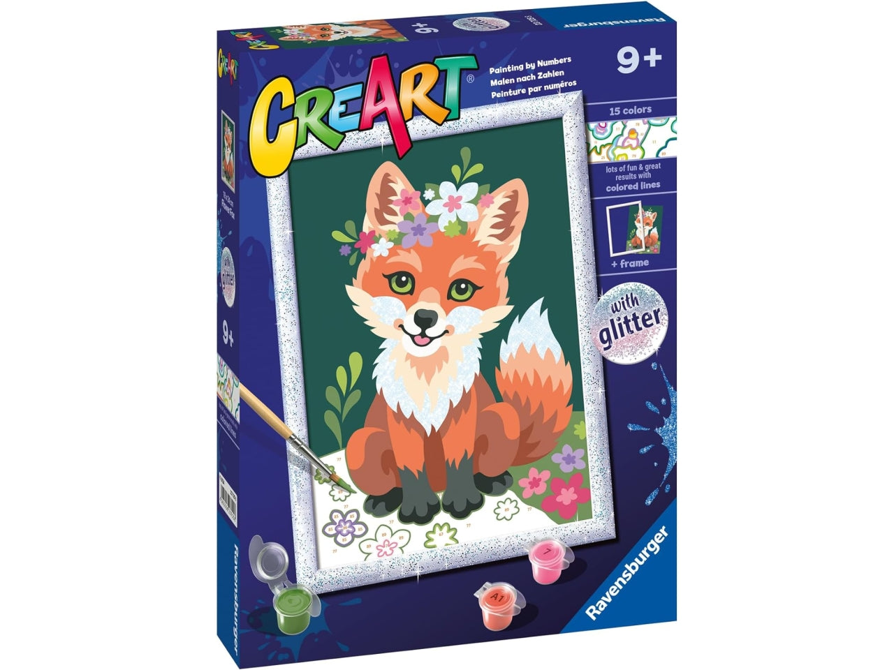 Creart serie d classic - volpe con i fiori