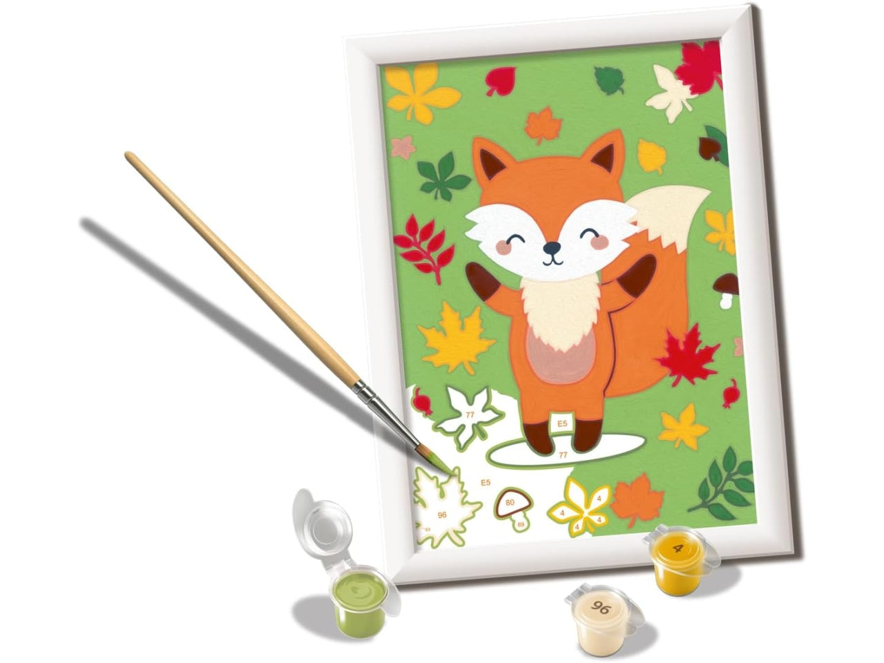 CreArt Serie Classic: Volpe - Set da Dipingere con 10 Colori e Cornice - Ravensburger