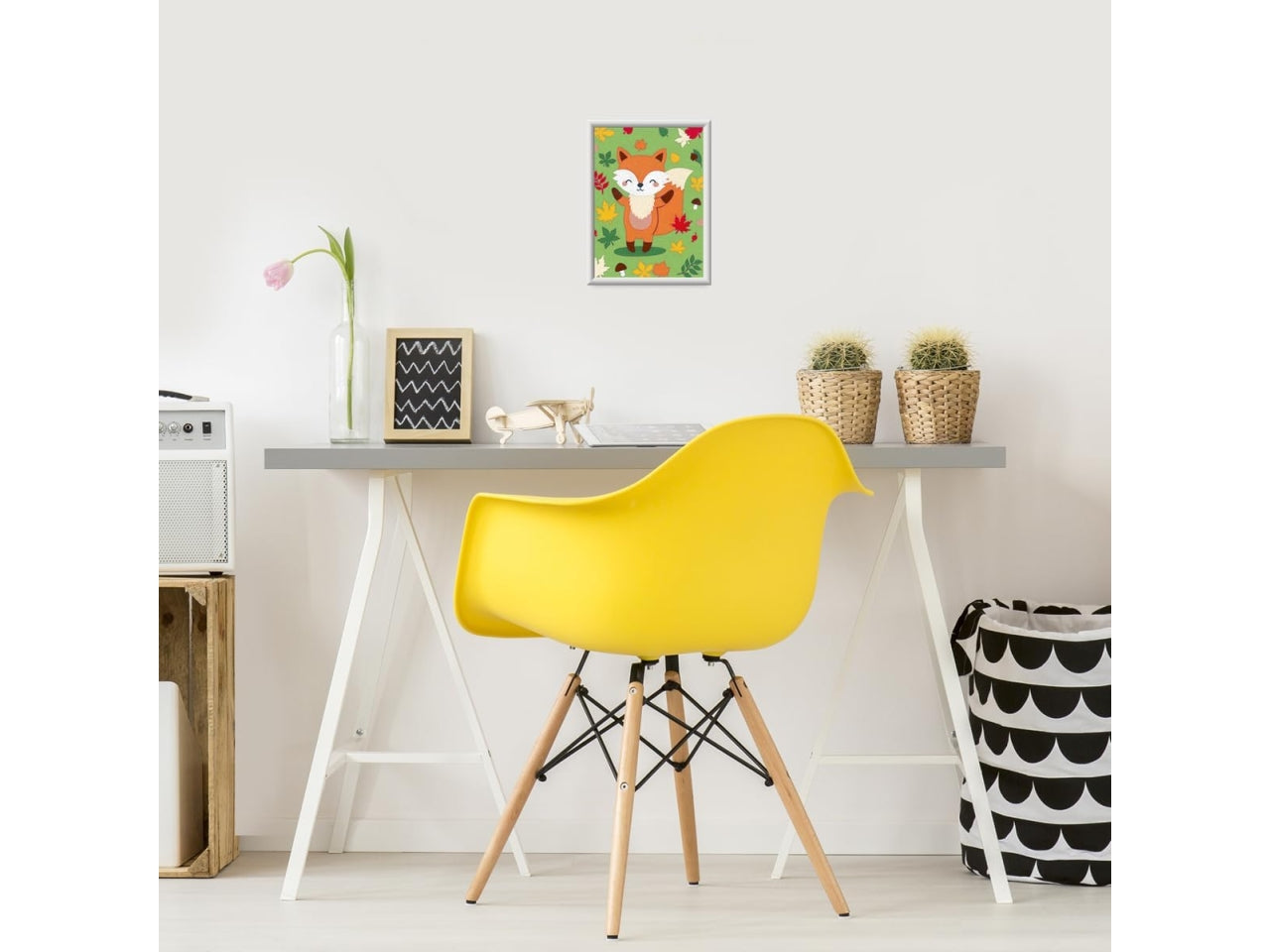 CreArt Serie Classic: Volpe - Set da Dipingere con 10 Colori e Cornice - Ravensburger