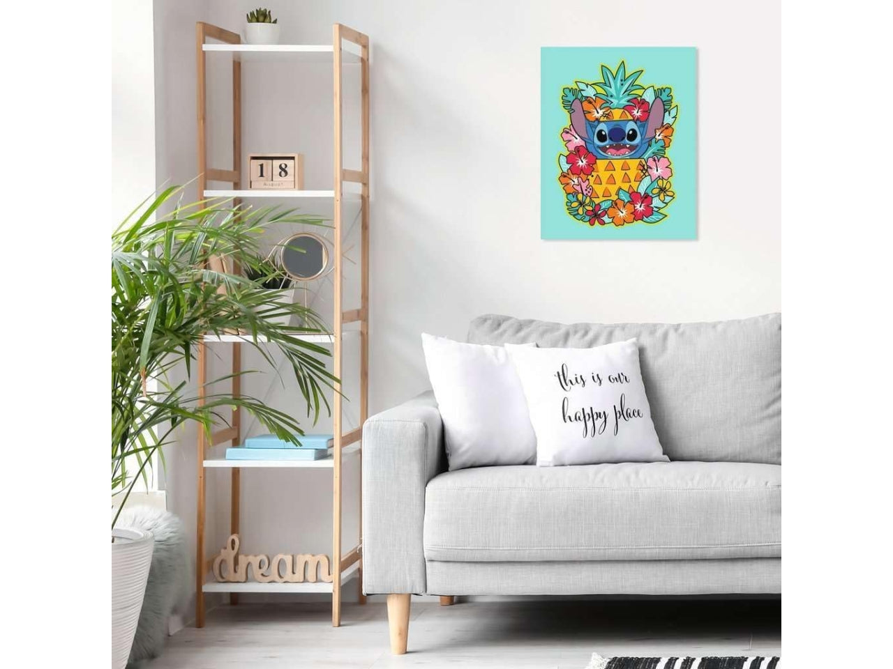 CreArt , Disney Stitch, Dipingere con i Numeri, Kit Pittura, Idea Regalo Donna o Uomo, 14+ Anni, 24x30 cm - Ravensburger