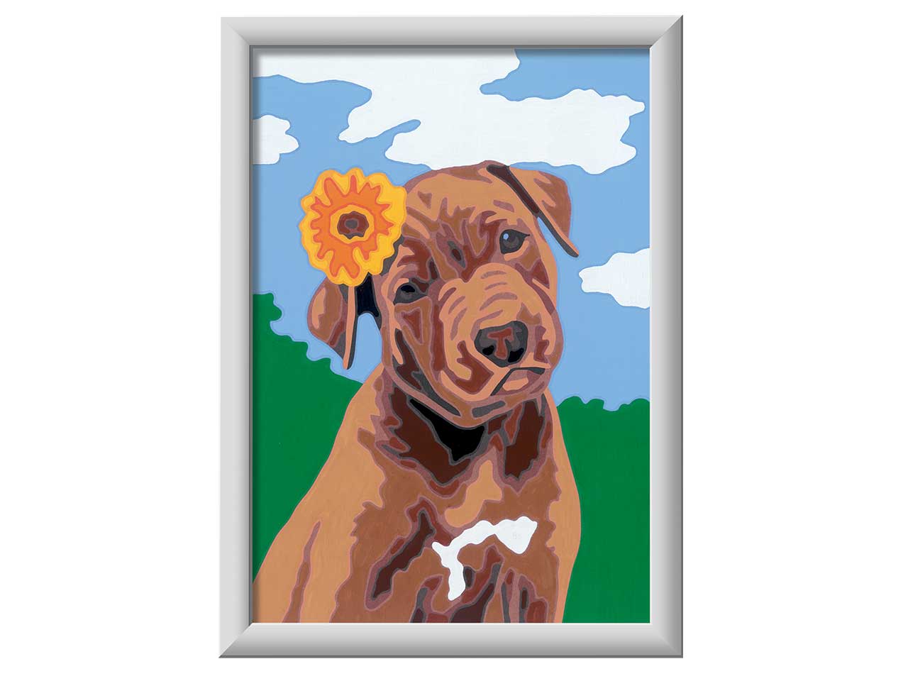 Creart serie e classic - cucciolo con fiore