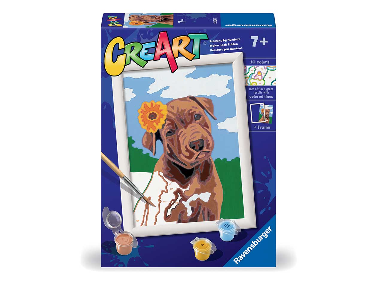 Creart serie e classic - cucciolo con fiore