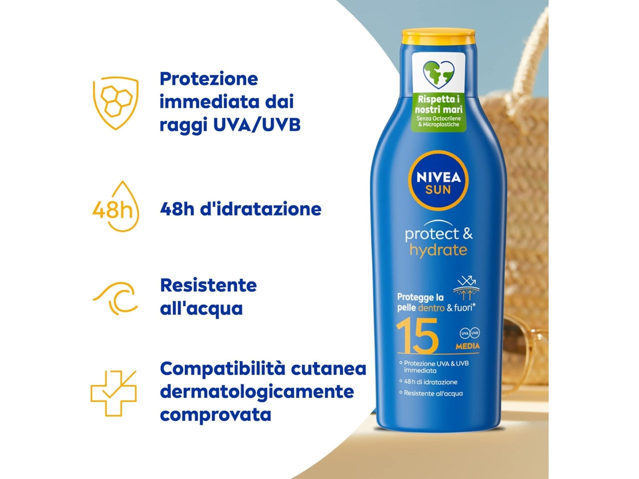 Nivea sun latte 200ml fp15