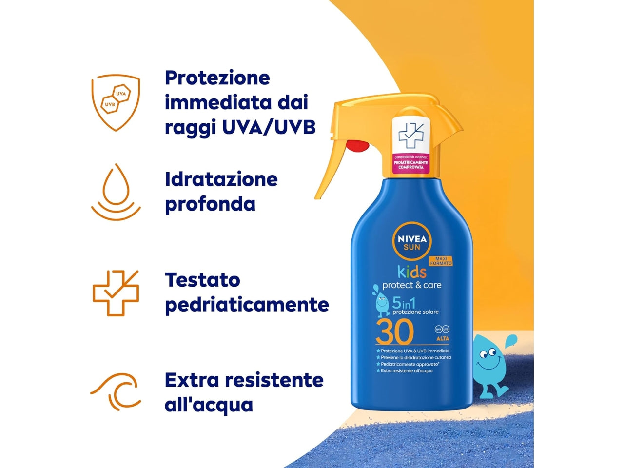 Nivea sun latte spray 270ml fp30 kids