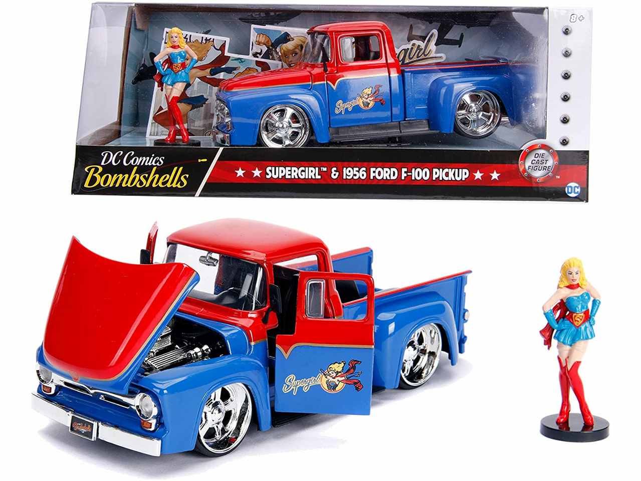 Dc 1956 ford f100 supergirl 1:24 253255008