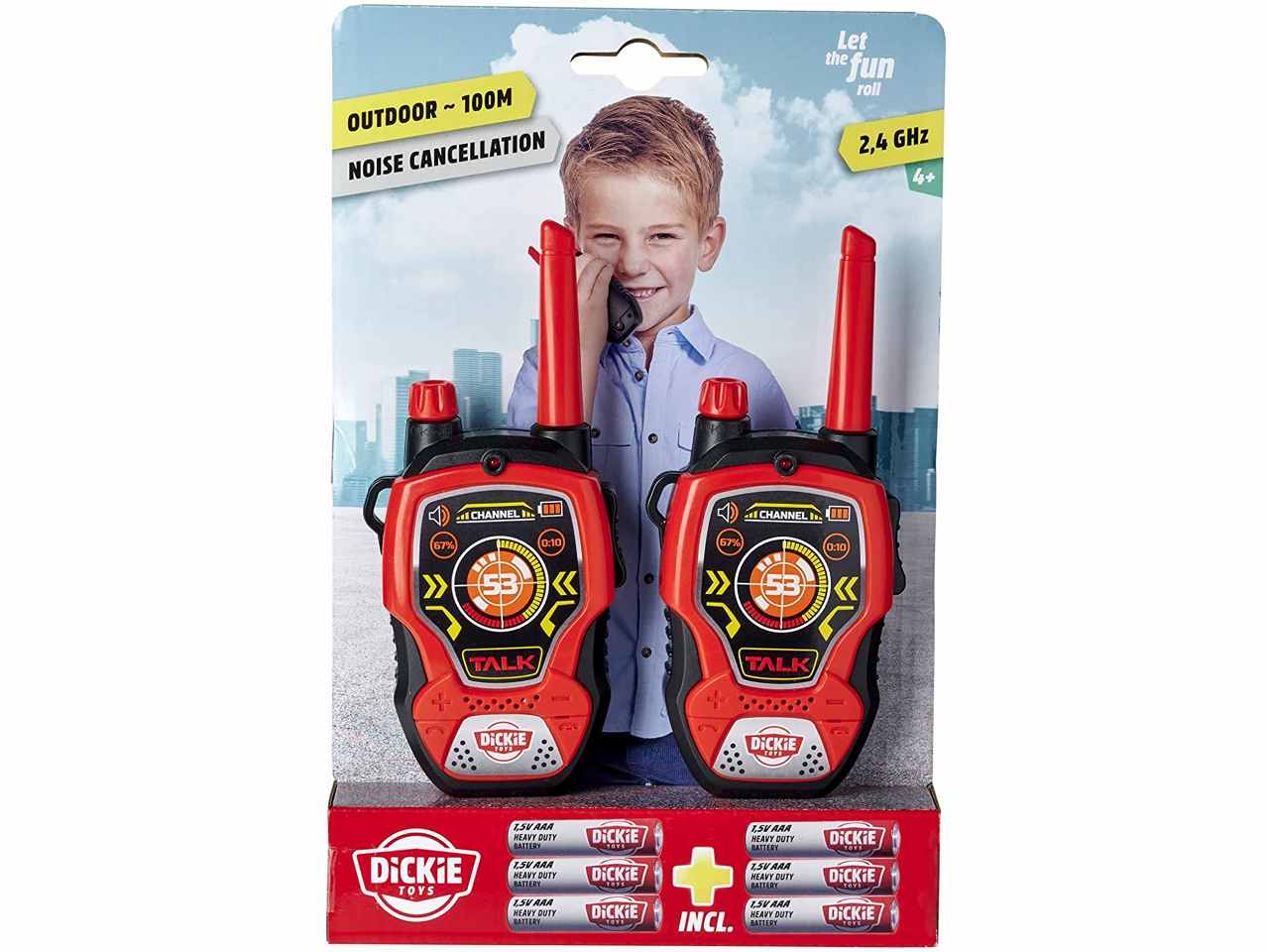 Dickie Go Real Walkie Talkie Fun 2.4 GHz Simba