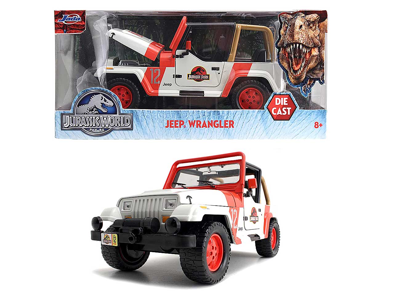 Jurassic park 1992 jeep wrangler 1:24 253253005