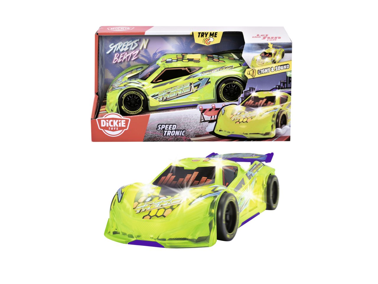 Speed Tronic Light Racer Dickie Toys Auto interattiva