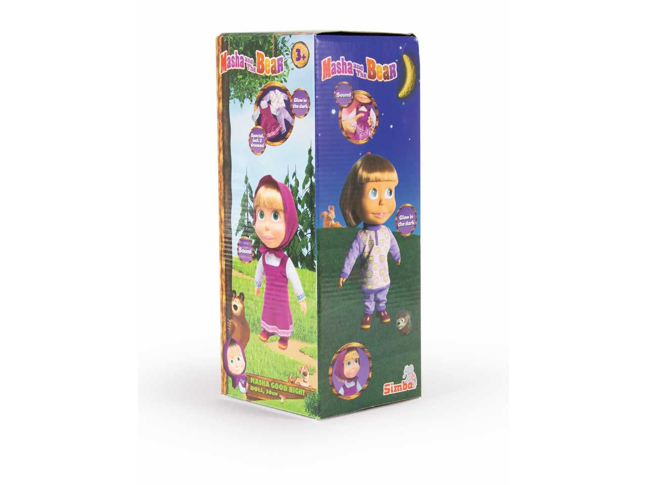 Masha e l'orso 23cm nightday 109301022