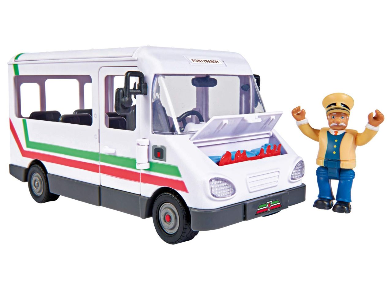Sam il pompiere il bus di trevor con personaggio