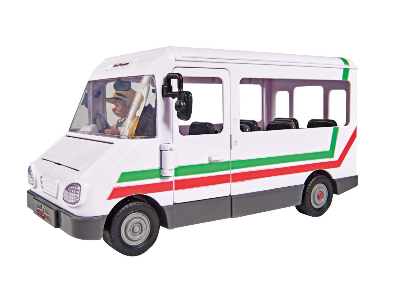 Sam il pompiere il bus di trevor con personaggio