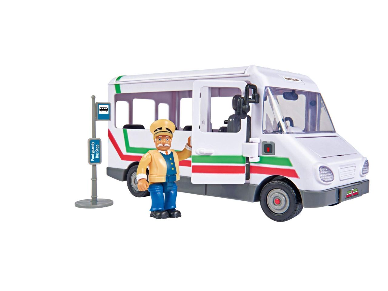 Sam il pompiere il bus di trevor con personaggio