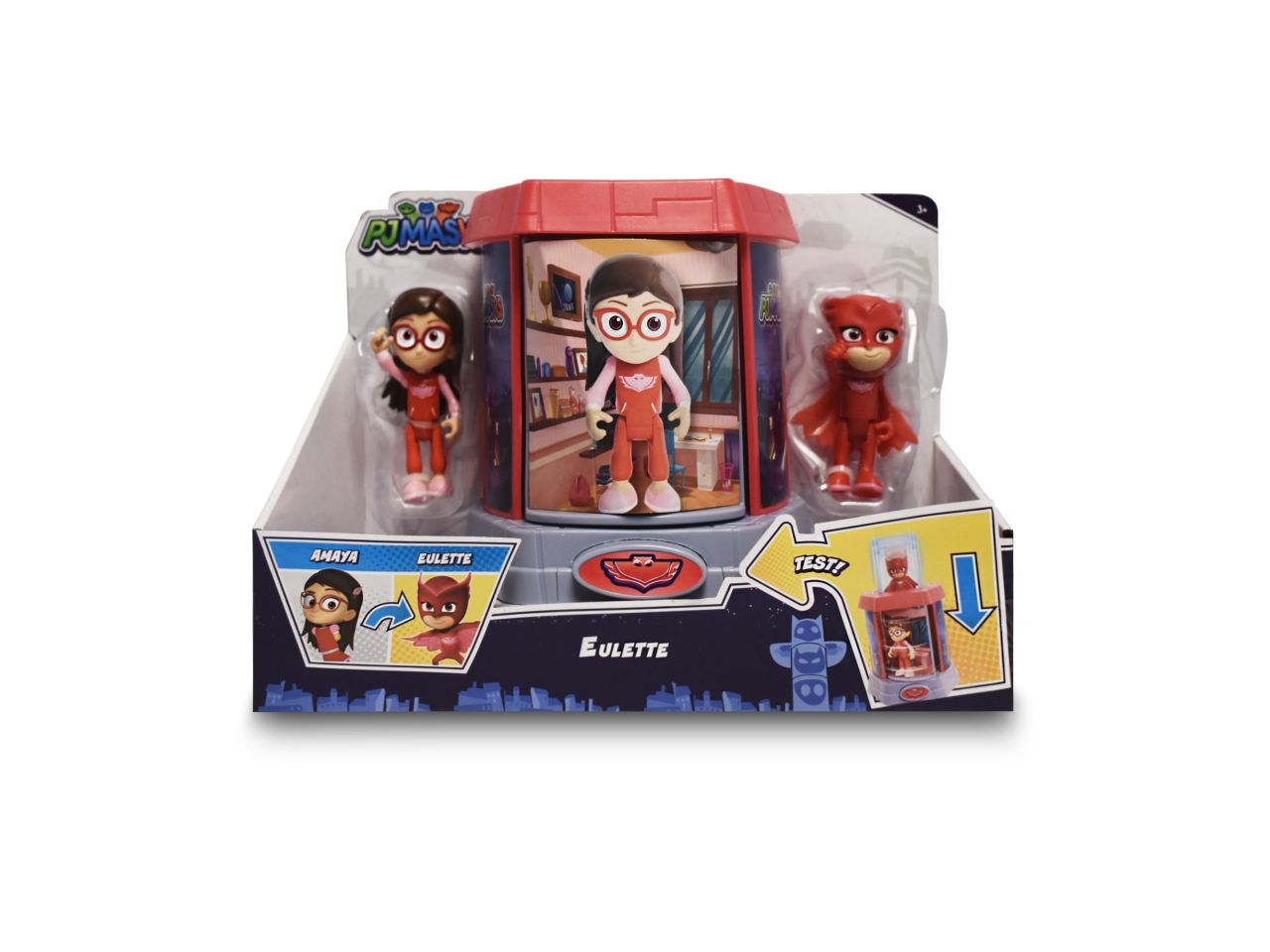 Pj masks playset di trasformazione amaya / gufetta